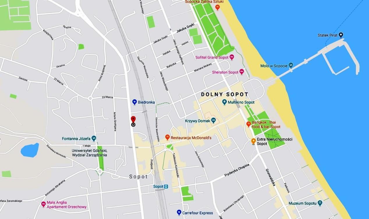 Extra Apartamenty - Apartament Przyladek Dobrej Nadziei Sopot Kültér fotó